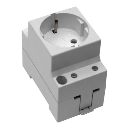 Tomada tipo schuko t/tl 16a modular para quadro elétrico solera ref: 99