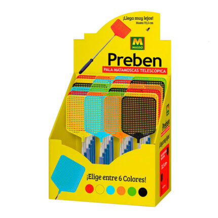 Mata moscas telescópico 72cm preben 231312 massó cores / modelos sortidos
