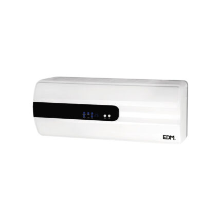 Aquecedor de cerâmica split 1000 - 2000 w, com controle remoto 57 x 14 x 22 cm