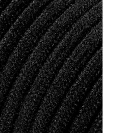 Carretel de cabo cordão tubular h03vv-f 2 x 0,75 mm² preto, 25 m