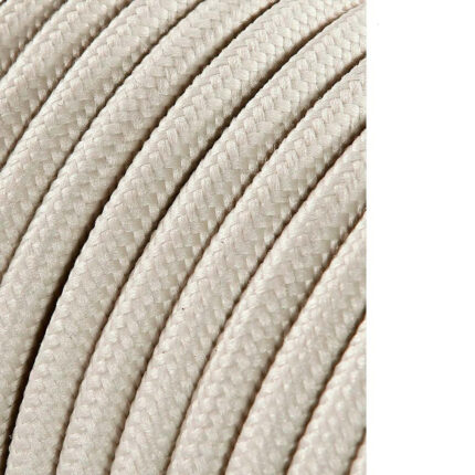 Carretel de cabo cordão tubular h03vv-f 2 x 0,75 mm² algodão, 25 m