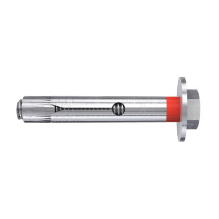 Caixa 25 buchas metálicas fsl 16 t acabamento hexagonal m12x80mm 45656 fischer