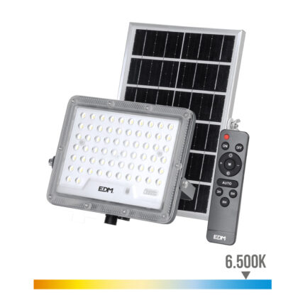 Projetor solar slim 400w 3.500lm 6.500k.