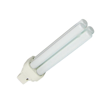 Lâmpada de baixo consumo 18w 2 pins g24d-2 830k luz quente 150x27mm. basics