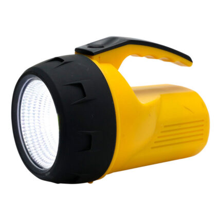 Lanterna led portátil 180 lm, 4 x aa (não incluída), amarela, ø80 x 143 mm
