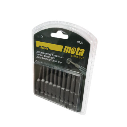 Jogo de pontas torx tamper x 50mm 10 unid. btj2 mota