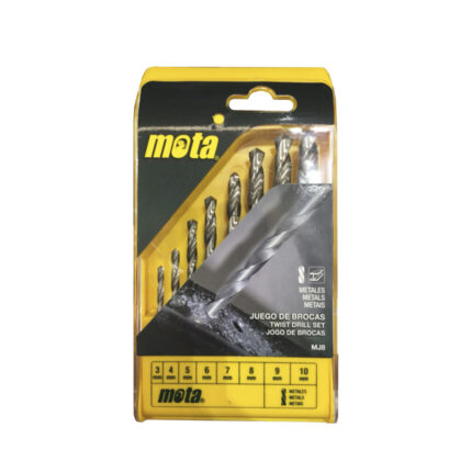 Brocas a.r para metal, conjunto de 8 peças, ø3,00 - ø10,00 mm