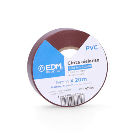 Fita isolante marrom de qualidade supra 19 mm x 20 m