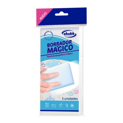 Saco esponja mágica 3 unidades 10x7x3cm c01153 chubb