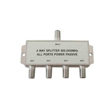 Repartidor/sat 4 vias 900-2050 mhz somente parabolica (retractilado)