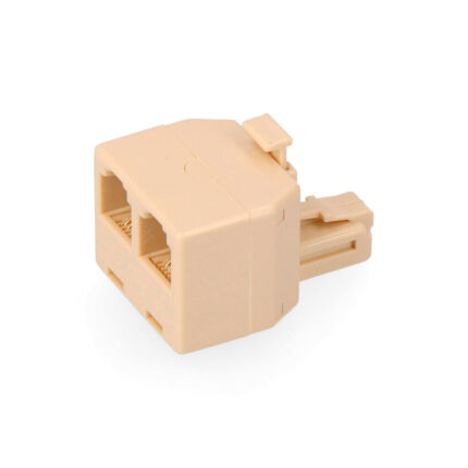 Adaptador telefone saida dupla 4 vias