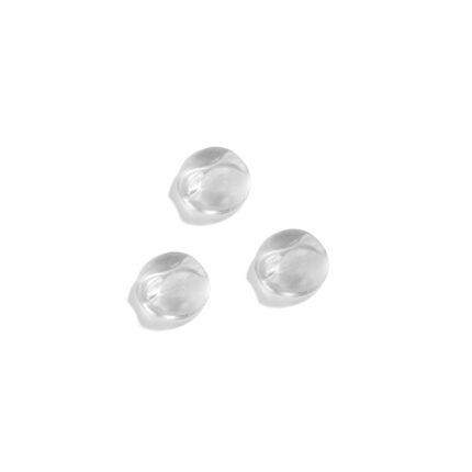 Mini clip adesivo para cabos transparente inofix