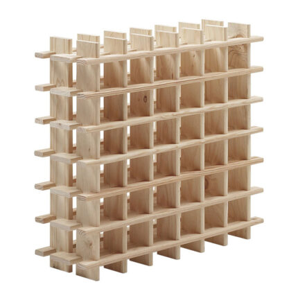 Garrafeira evolutivo rioja para 36 garrafas pinho maciço 75x22x75cm astigarraga