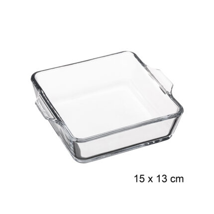 Fonte quadrada para forno de 15 x 13 cm