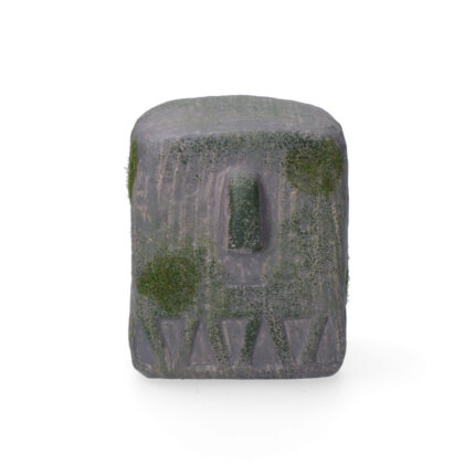 Estatua cinzento 9x8x9.5cm