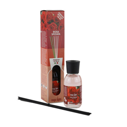 Difusor aroma mikado picantes rose 125ml magic lights