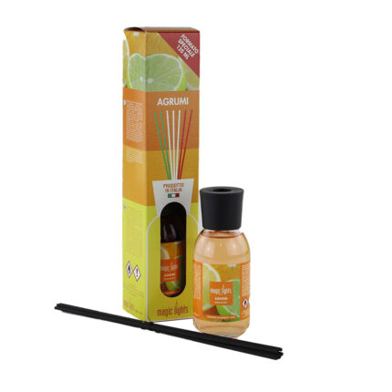 Difusor aroma mikado citrinas 125ml magic lights