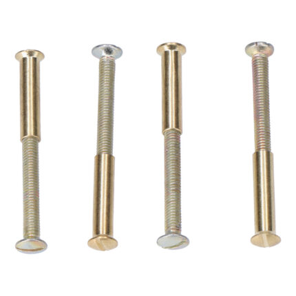 4 parafusos de montagem de latão