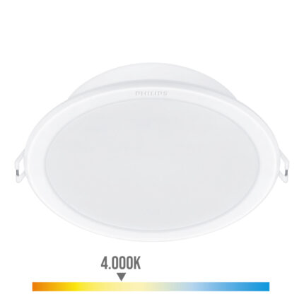 Pack 2un meson downlight branco, ø215mm, 23,5w 4000k 2550im. philips