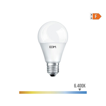 Lâmpada standard led e27 10w 932lm 6400k luz fria ø6x10,8cm edm