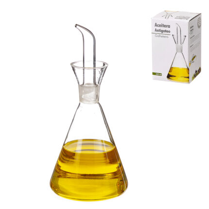 Azeiteira de vidro antigotas 250ml kozina