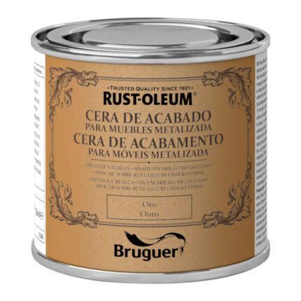 Rust-oleum chalky finish cera para móveis ouro 125 ml
