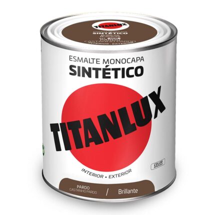 Esmalte sintético monocamada brilhante pardo 750 ml