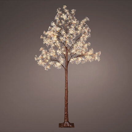 Árvore led gypsophila purpurina ip44 180cm