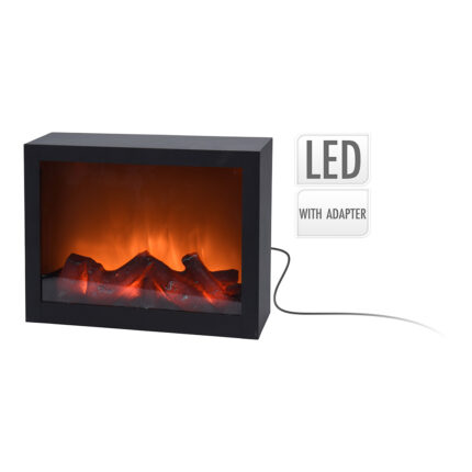 Lareira led 29x10x23cm