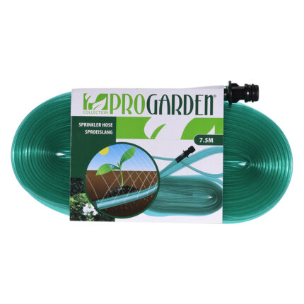 Mangueira para rega gota a gota com conector. microperfurada. cor verde 25mm 7,5m progarden