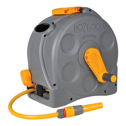 Suporte enrolador de mangueira compact reel com 25m de mangueira 2415r0000 hozelock