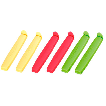 Molas para fechar sacos presto 9 cm cores variadas 6 peças