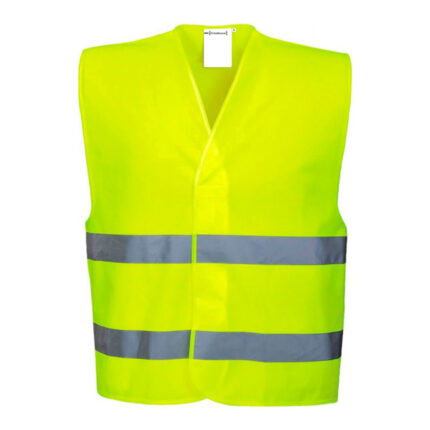 Colete de alta visibilidade amarelo fluor tamanho l