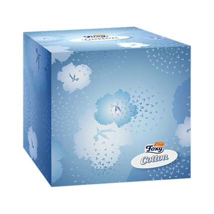 Caixa de lenços cubo 60 uds