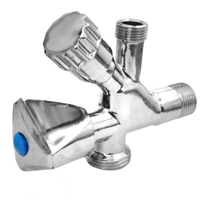 Válvula combinada para máquina de lavar roupa/lavatório ø½ x ¾ x 3/8 pol