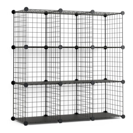 Estante modular de metal titan c9 preta