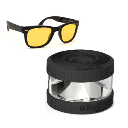 Sinalizador de emergência v16 aprovado, conectado com geolocacionável e com dgt 3.0, luz de fase + óculos de visão noturna grátis